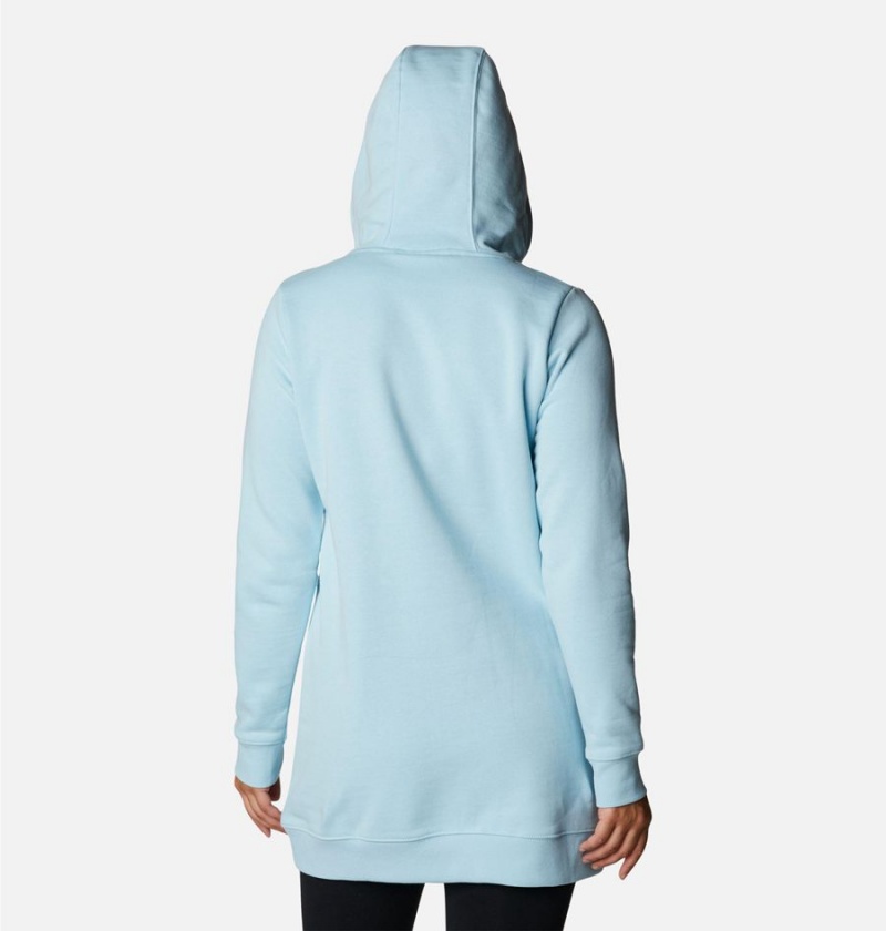 Columbia Rush Valley Long Women's Hoodie Blue | WAETVX-056