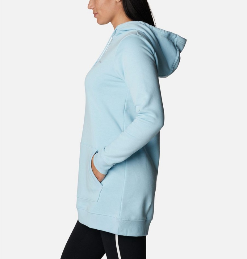 Columbia Rush Valley Long Women's Hoodie Blue | WAETVX-056