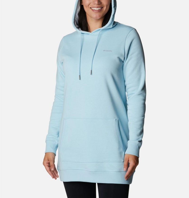 Columbia Rush Valley Long Women's Hoodie Blue | WAETVX-056