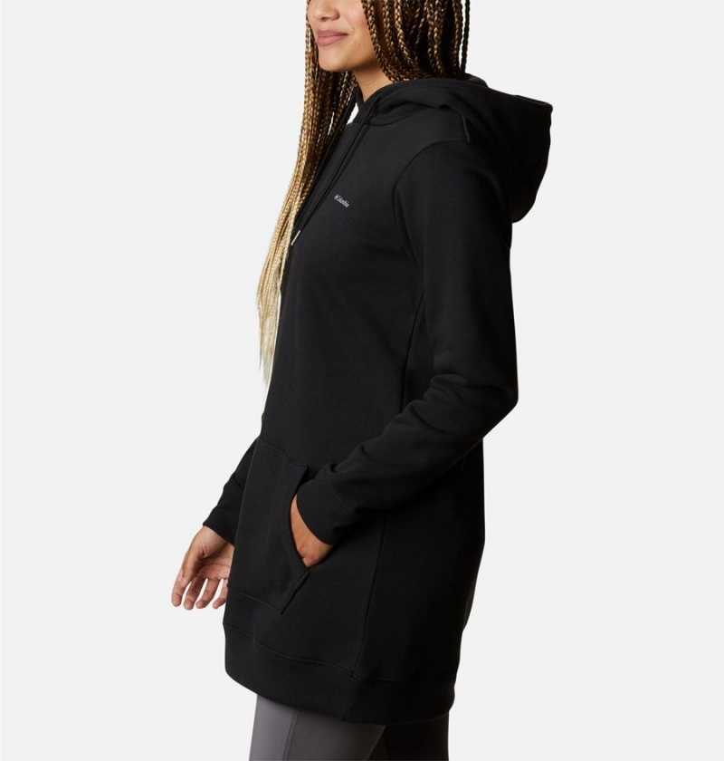 Columbia Rush Valley Long Women's Hoodie Black | YKWGML-437
