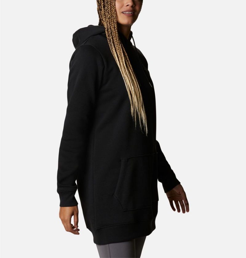 Columbia Rush Valley Long Women's Hoodie Black | YKWGML-437