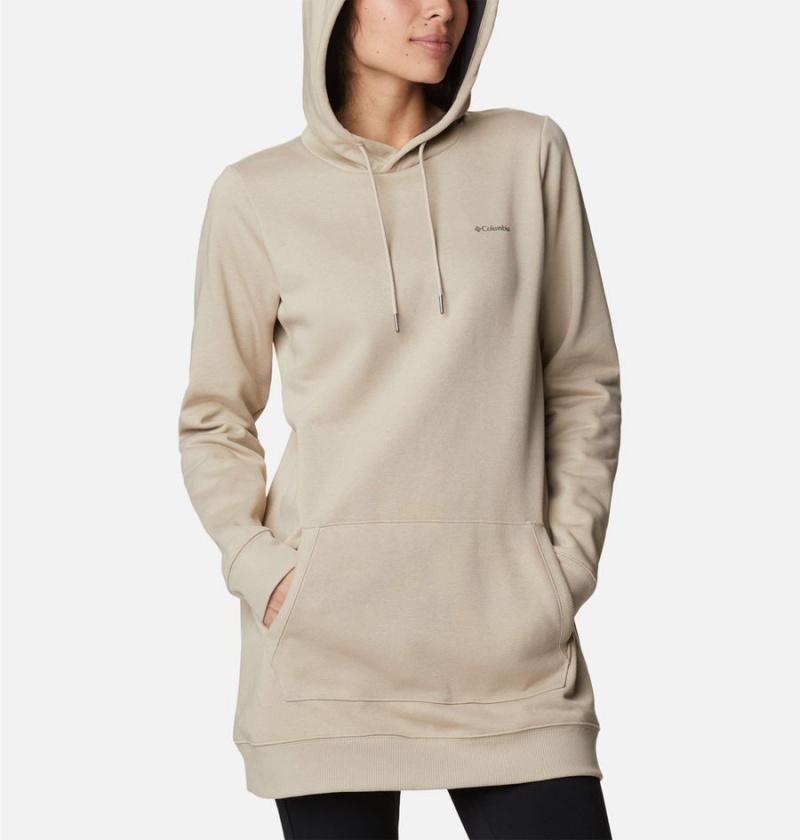Columbia Rush Valley Long Women's Hoodie Khaki | CQJEBX-762