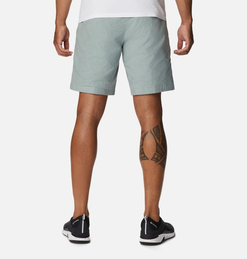 Columbia Sage Springs Linen Men's Shorts Green | QLDCME-081