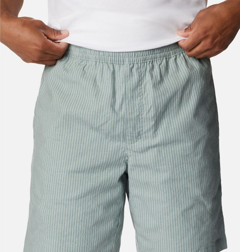 Columbia Sage Springs Linen Men's Shorts Green | QLDCME-081