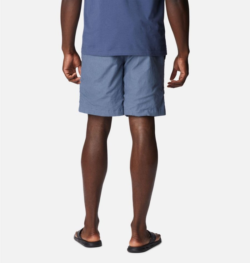 Columbia Sage Springs Linen Men's Shorts Blue | BLETYV-954