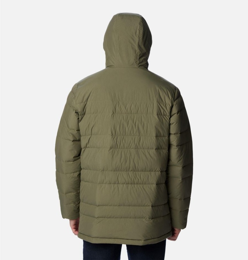 Columbia Saltzman Parka Insulated Men's Puffer Jacket Green | VPNSER-438