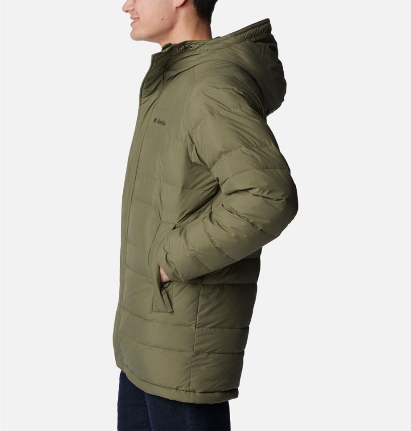 Columbia Saltzman Parka Insulated Men's Puffer Jacket Green | VPNSER-438