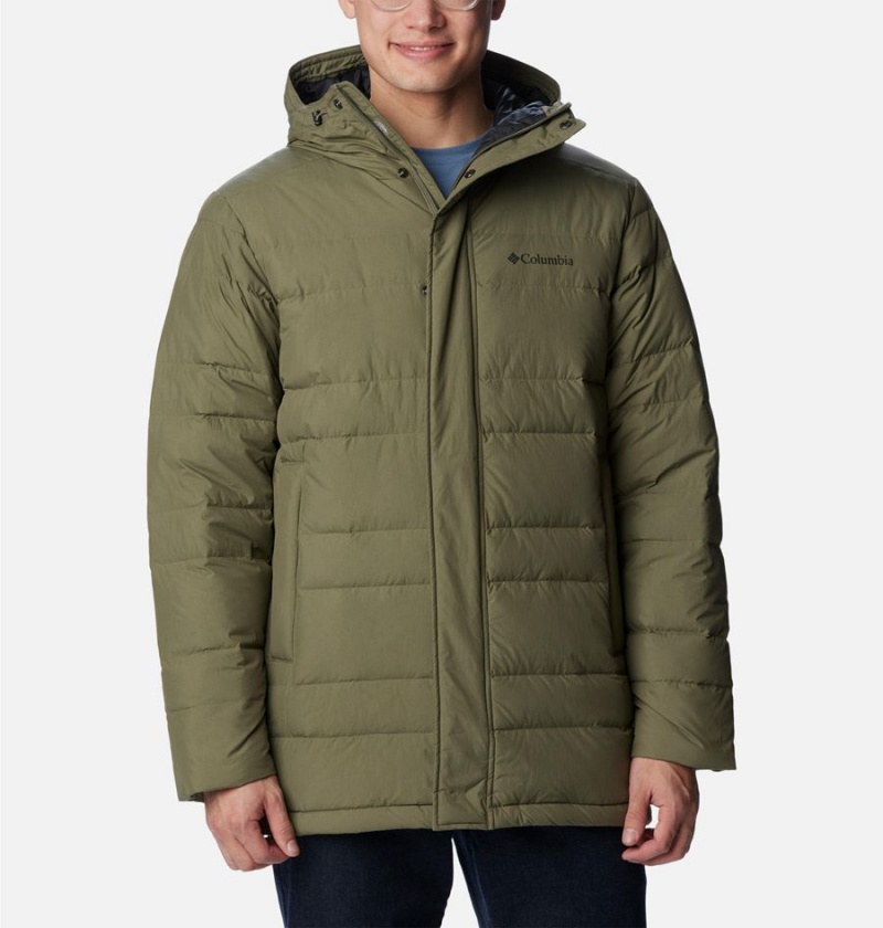 Columbia Saltzman Parka Insulated Men\'s Puffer Jacket Green | VPNSER-438