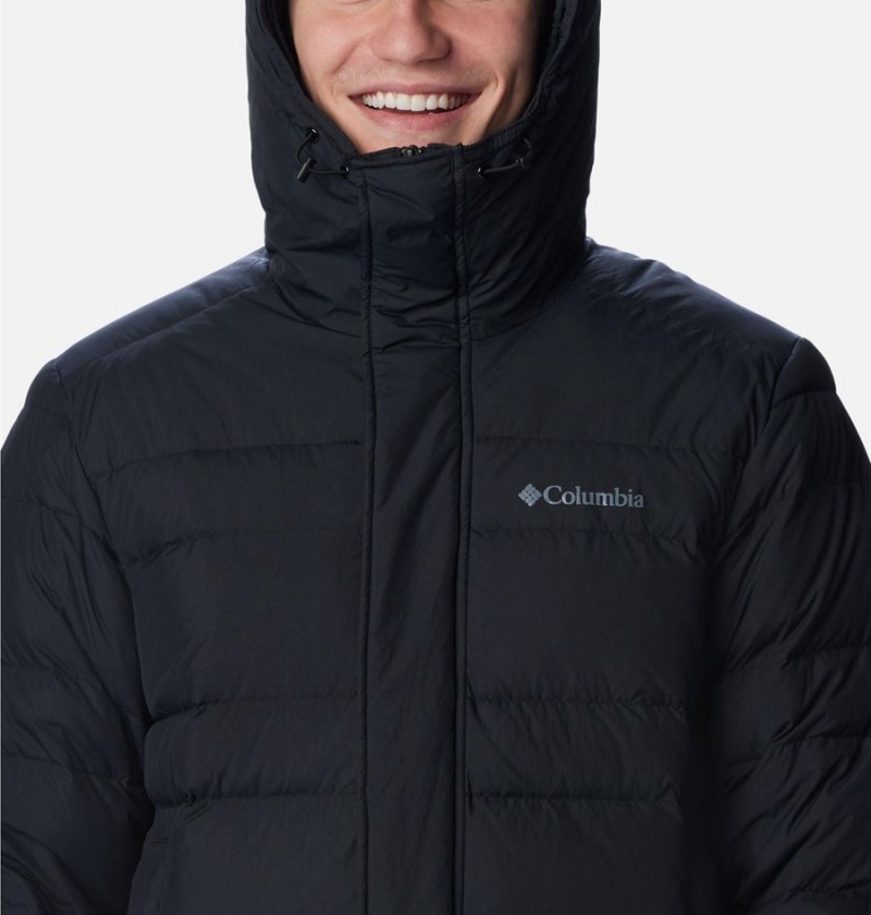 Columbia Saltzman Parka Insulated Men's Puffer Jacket Black | UAOLWF-356