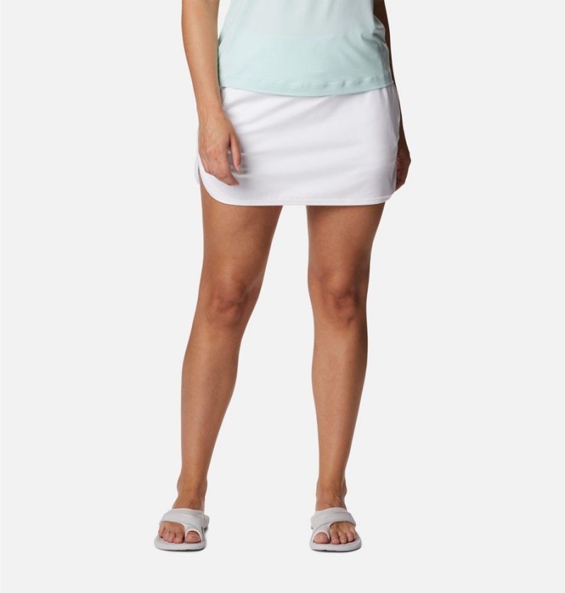 Columbia Sandy Creek Stretch Women\'s Skirts White | YBCZUH-860
