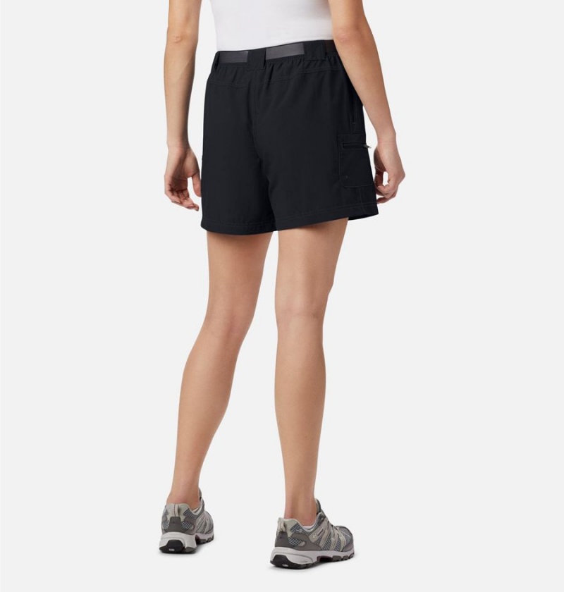Columbia Sandy River Cargo Women's Shorts Black | SHVAUE-804