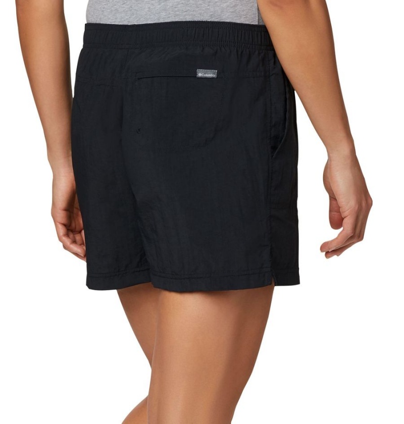 Columbia Sandy River Women's Shorts Black | IXONRY-031