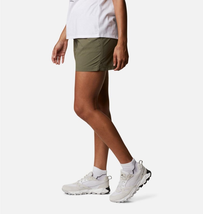 Columbia Sandy River Women's Shorts Green | FOQEPV-084