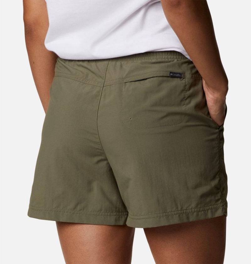 Columbia Sandy River Women's Shorts Green | FOQEPV-084