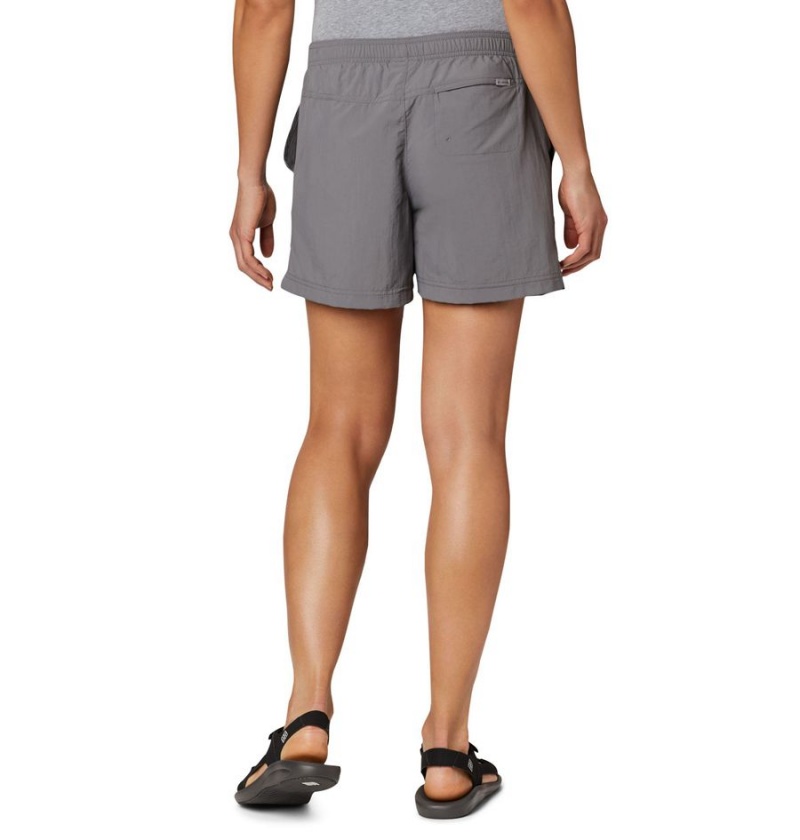 Columbia Sandy River Women's Shorts Grey | WPQGUR-142