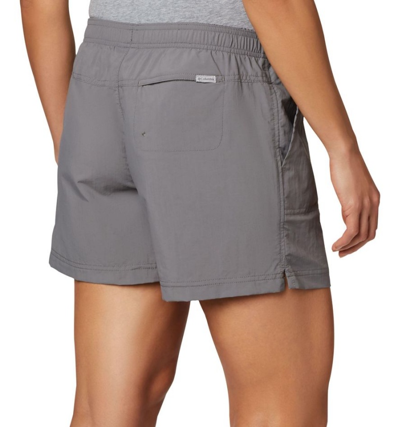Columbia Sandy River Women's Shorts Grey | WPQGUR-142