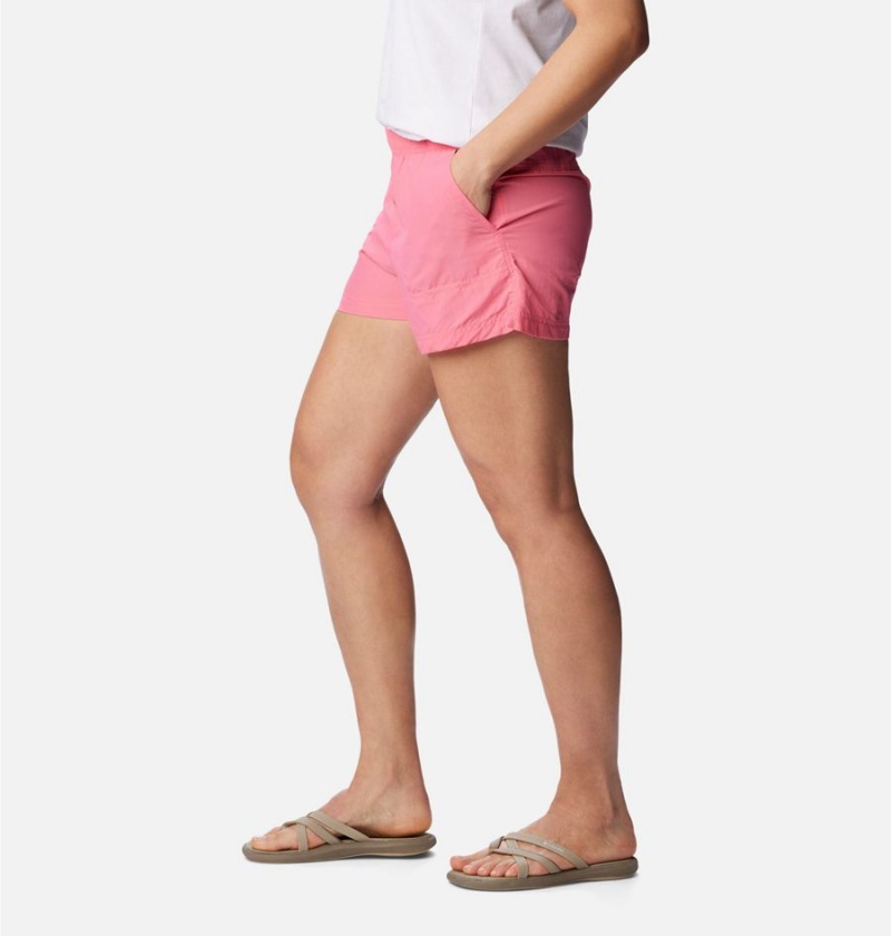 Columbia Sandy River Women's Shorts Pink | UHJATV-258