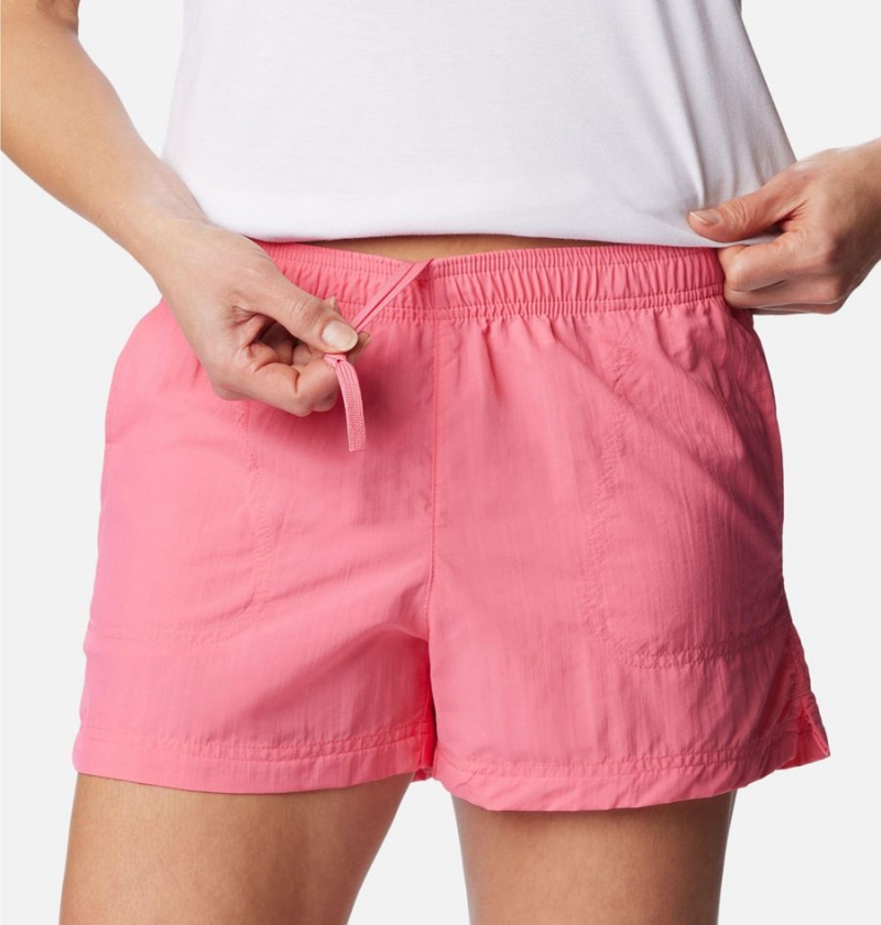Columbia Sandy River Women's Shorts Pink | UHJATV-258