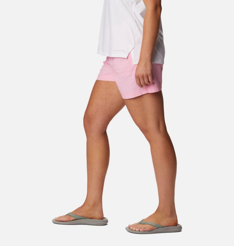 Columbia Sandy River Women's Shorts Pink | AQIDFU-832