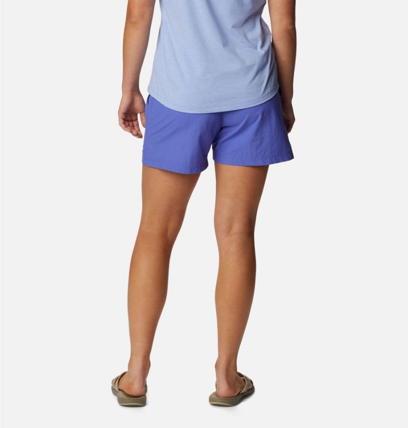 Columbia Sandy River Women's Shorts Purple | CDNOEF-521
