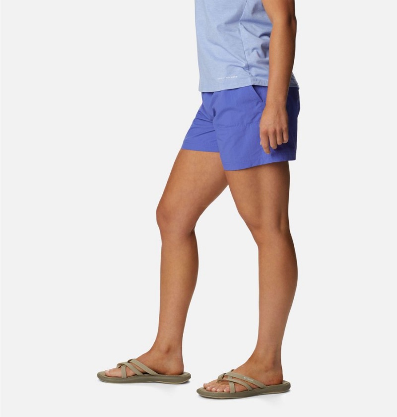Columbia Sandy River Women's Shorts Purple | CDNOEF-521