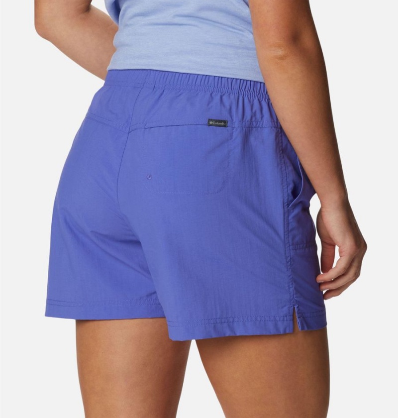 Columbia Sandy River Women's Shorts Purple | CDNOEF-521
