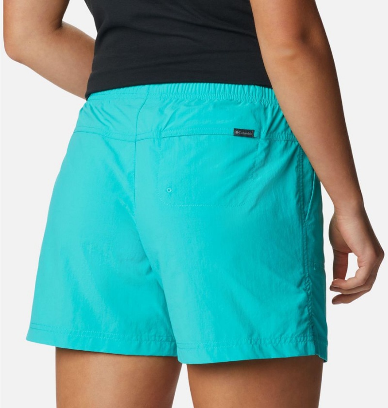 Columbia Sandy River Women's Shorts Turquoise | UFDHNE-870