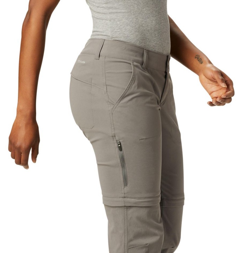 Columbia Saturday Trail II Stretch Convertible Women's Pants Grey | QHCXDF-740