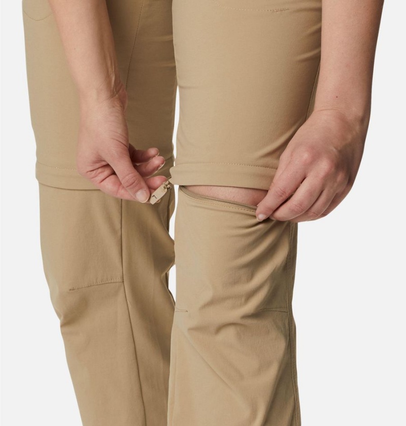 Columbia Saturday Trail II Stretch Convertible Women's Pants Khaki | TRBIMS-084