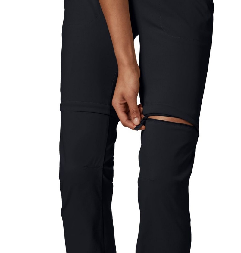 Columbia Saturday Trail II Stretch Convertible Women's Pants Black | UZGHVO-760