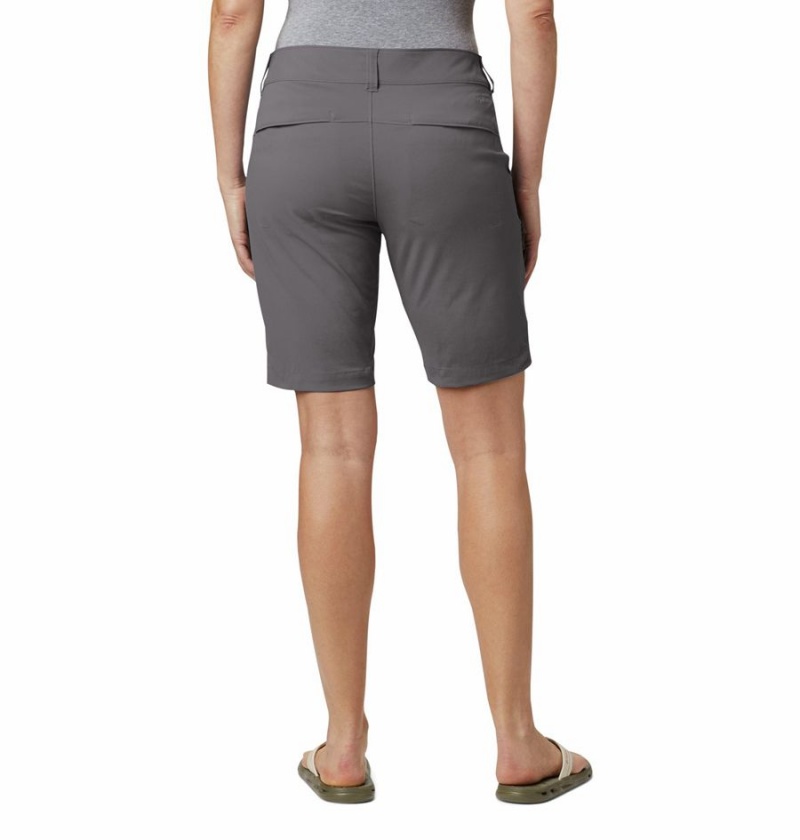 Columbia Saturday Trail Long Women's Shorts Grey | DMSPBL-574
