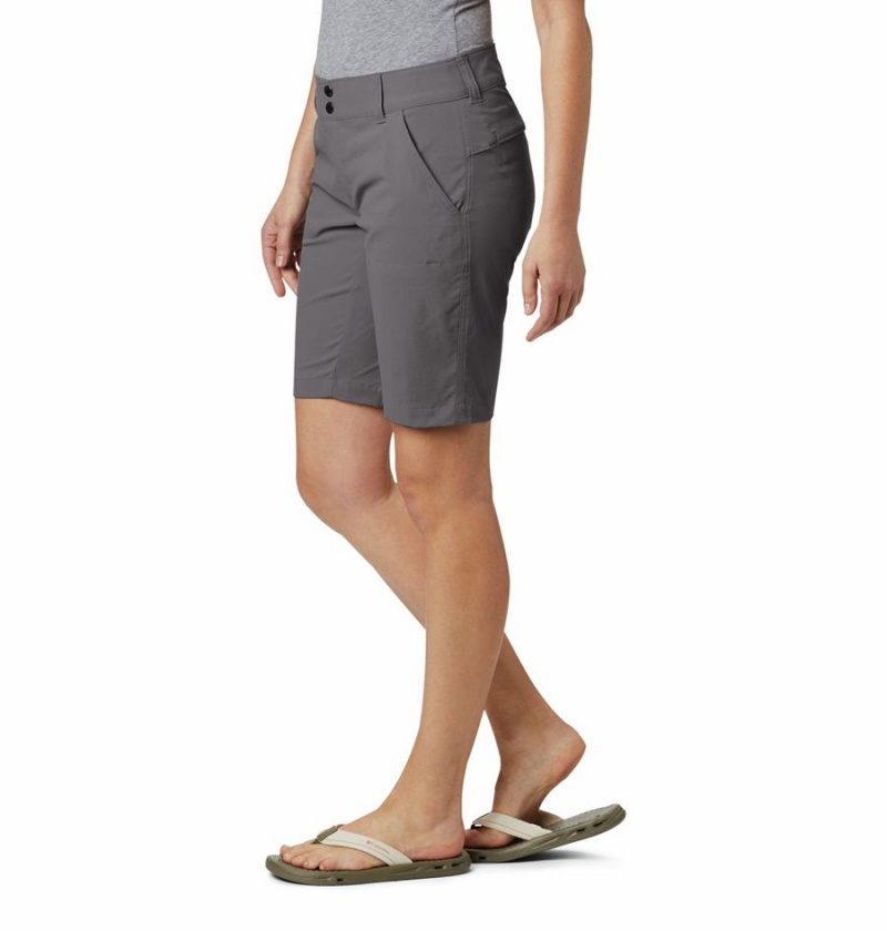 Columbia Saturday Trail Long Women's Shorts Grey | DMSPBL-574