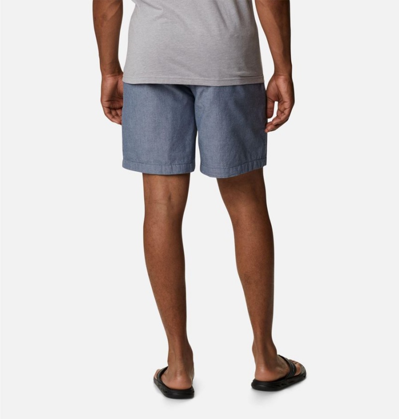 Columbia Scenic Ridge Pull-On Men's Shorts Blue | YQFGTH-291