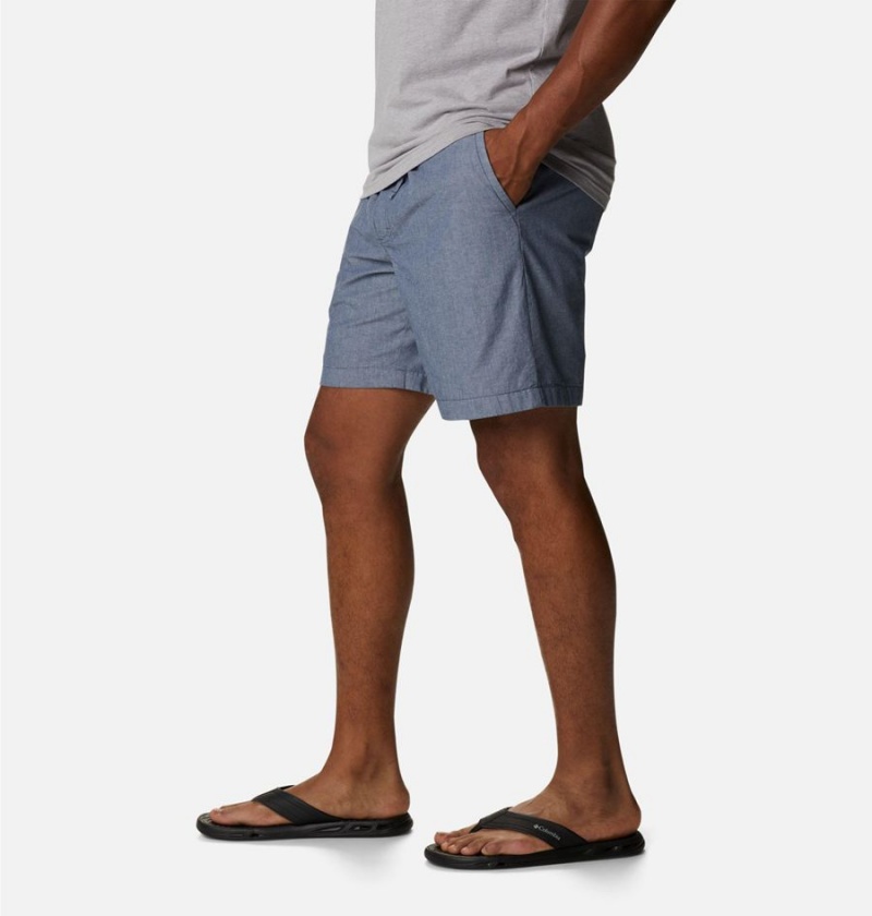 Columbia Scenic Ridge Pull-On Men's Shorts Blue | YQFGTH-291