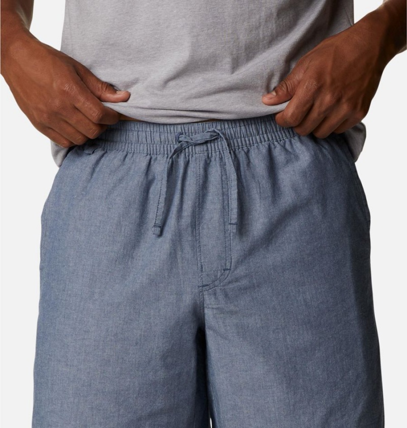 Columbia Scenic Ridge Pull-On Men's Shorts Blue | YQFGTH-291