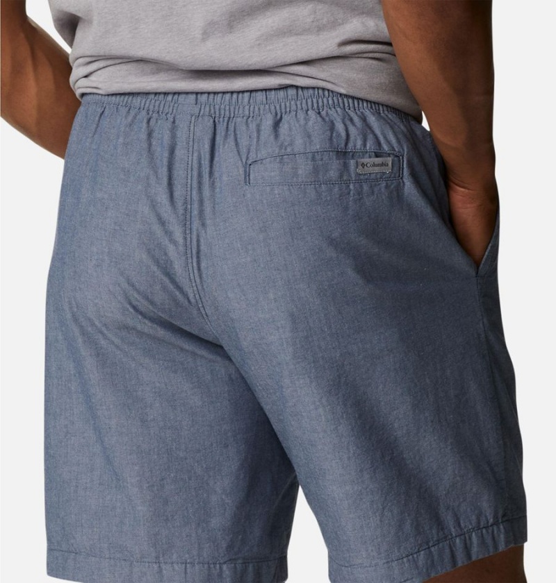 Columbia Scenic Ridge Pull-On Men's Shorts Blue | YQFGTH-291