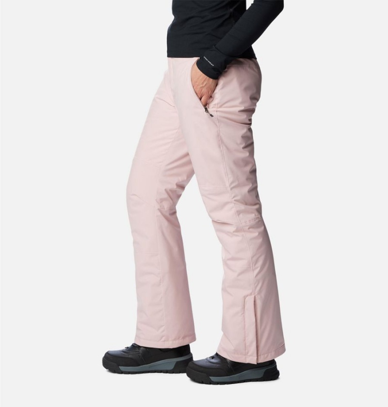 Columbia Shafer Canyon Insulated Ski Women's Pants Pink | ZXMTAO-389