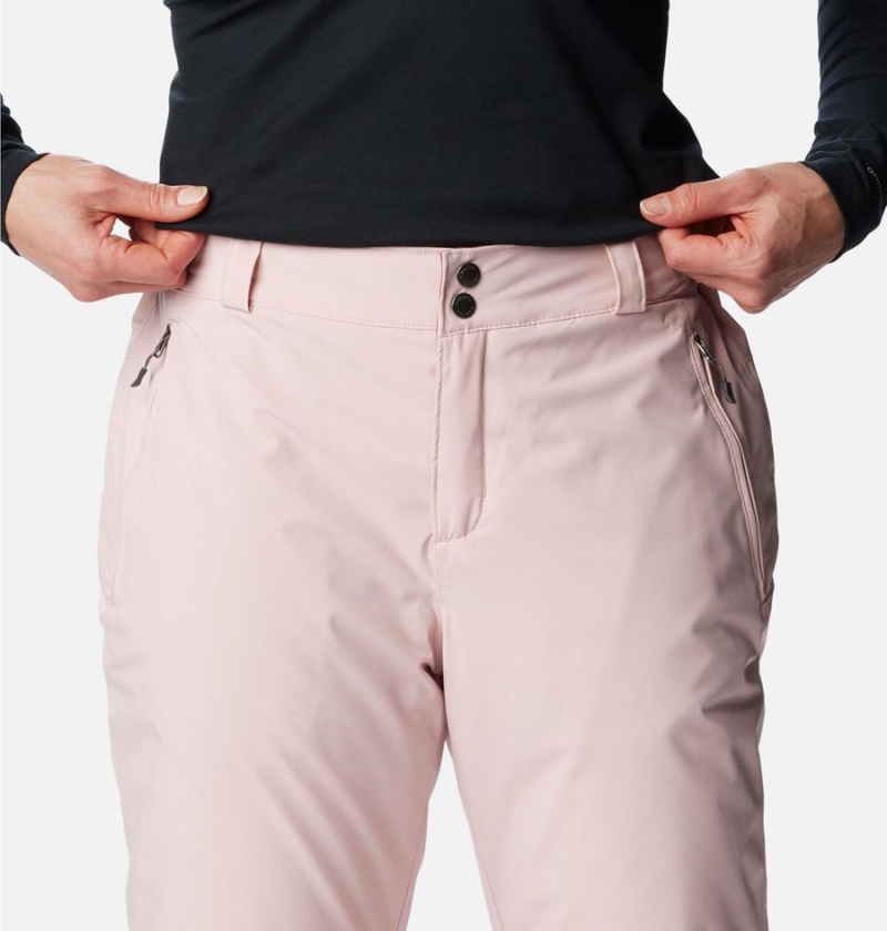 Columbia Shafer Canyon Insulated Ski Women's Pants Pink | ZXMTAO-389