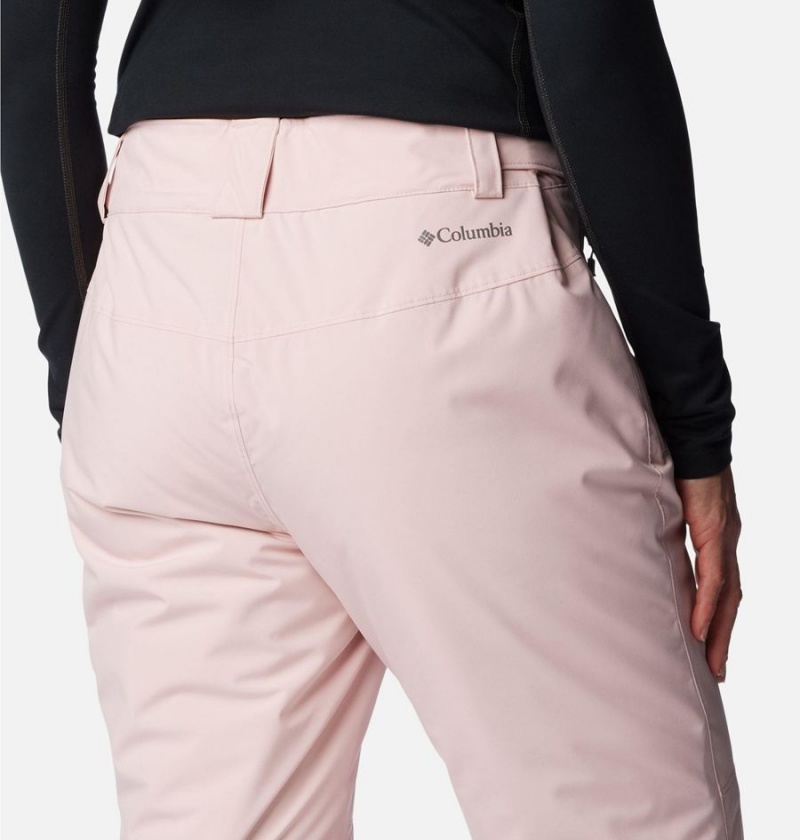 Columbia Shafer Canyon Insulated Ski Women's Pants Pink | ZXMTAO-389
