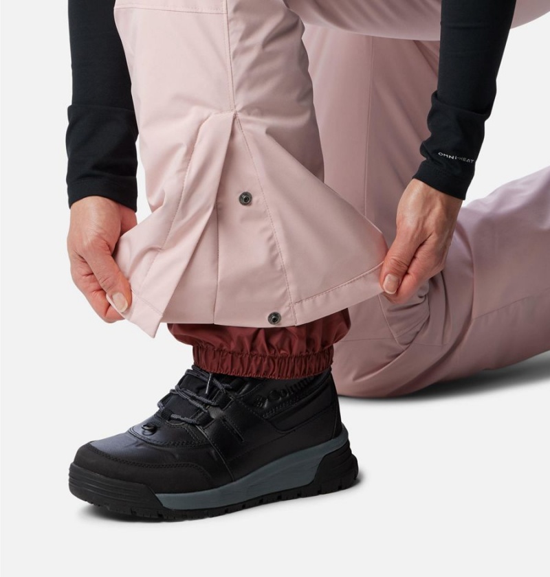 Columbia Shafer Canyon Insulated Ski Women's Pants Pink | ZXMTAO-389