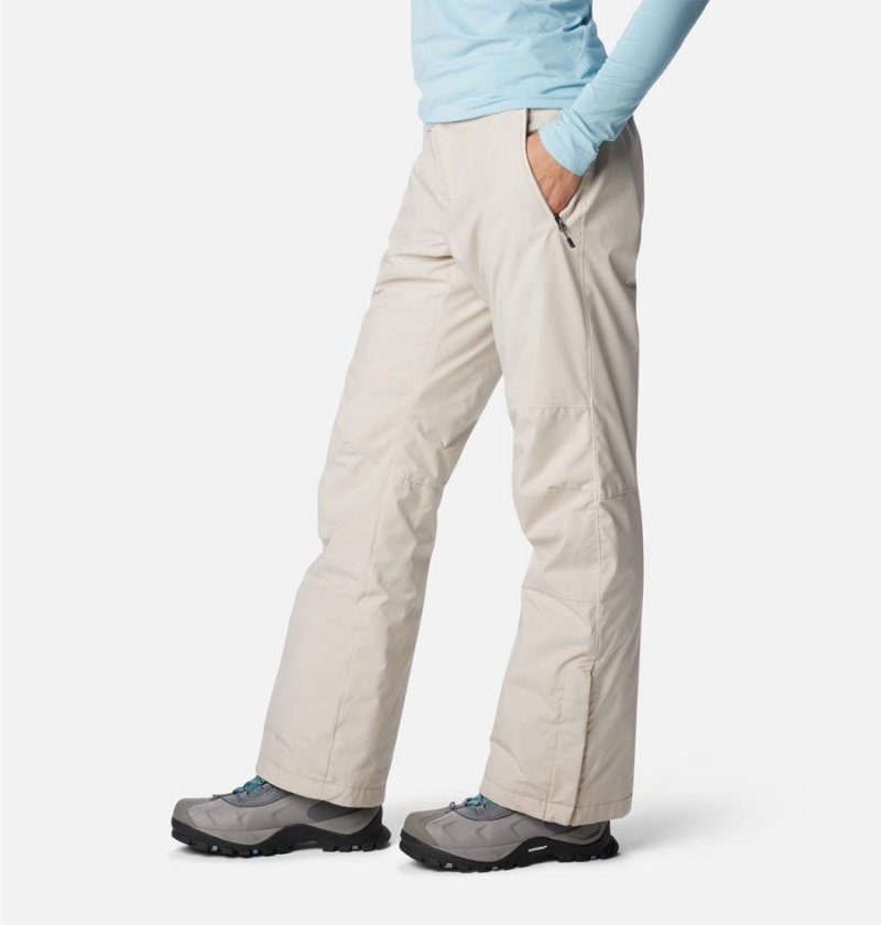 Columbia Shafer Canyon Insulated Ski Women's Pants White | OYBNPT-092