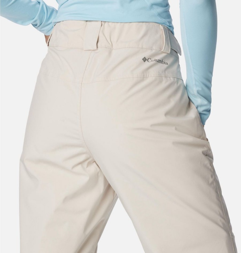 Columbia Shafer Canyon Insulated Ski Women's Pants White | OYBNPT-092