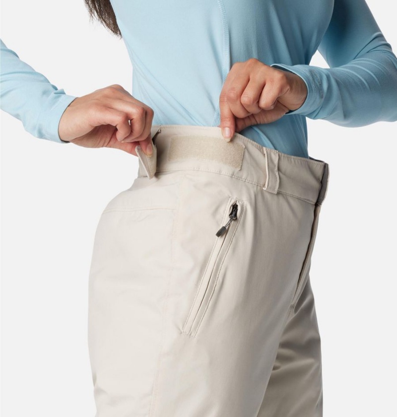 Columbia Shafer Canyon Insulated Ski Women's Pants White | OYBNPT-092