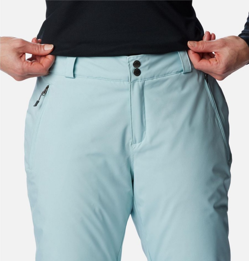 Columbia Shafer Canyon Insulated Ski Women's Pants Turquoise | GQMNSB-893