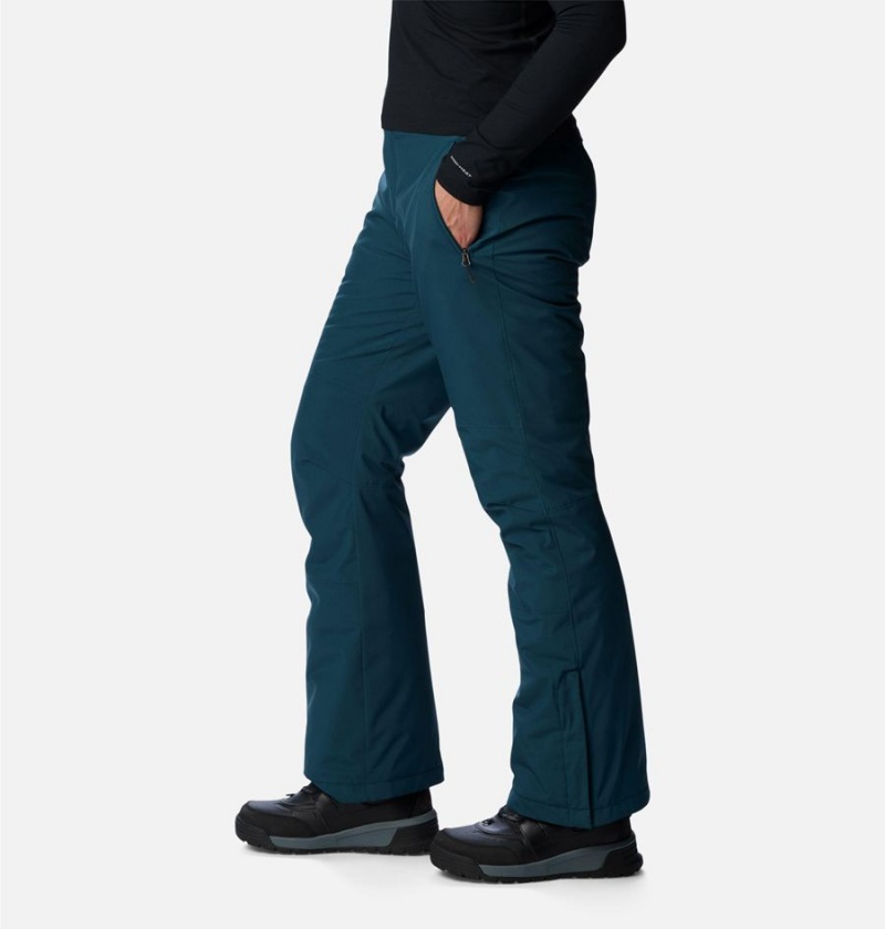 Columbia Shafer Canyon Insulated Ski Women's Pants Turquoise | RWSELQ-495