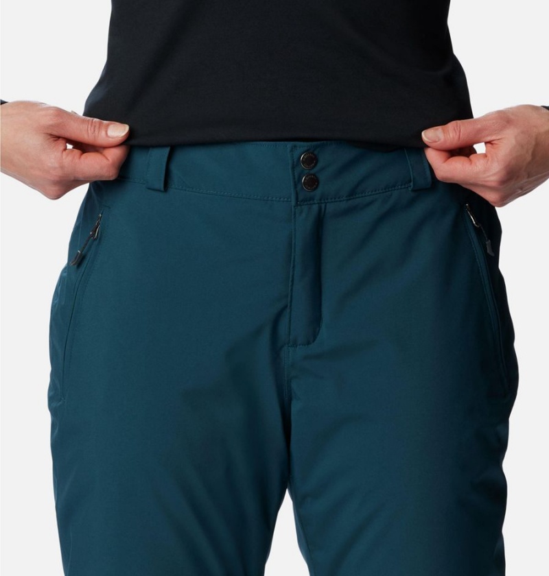 Columbia Shafer Canyon Insulated Ski Women's Pants Turquoise | RWSELQ-495