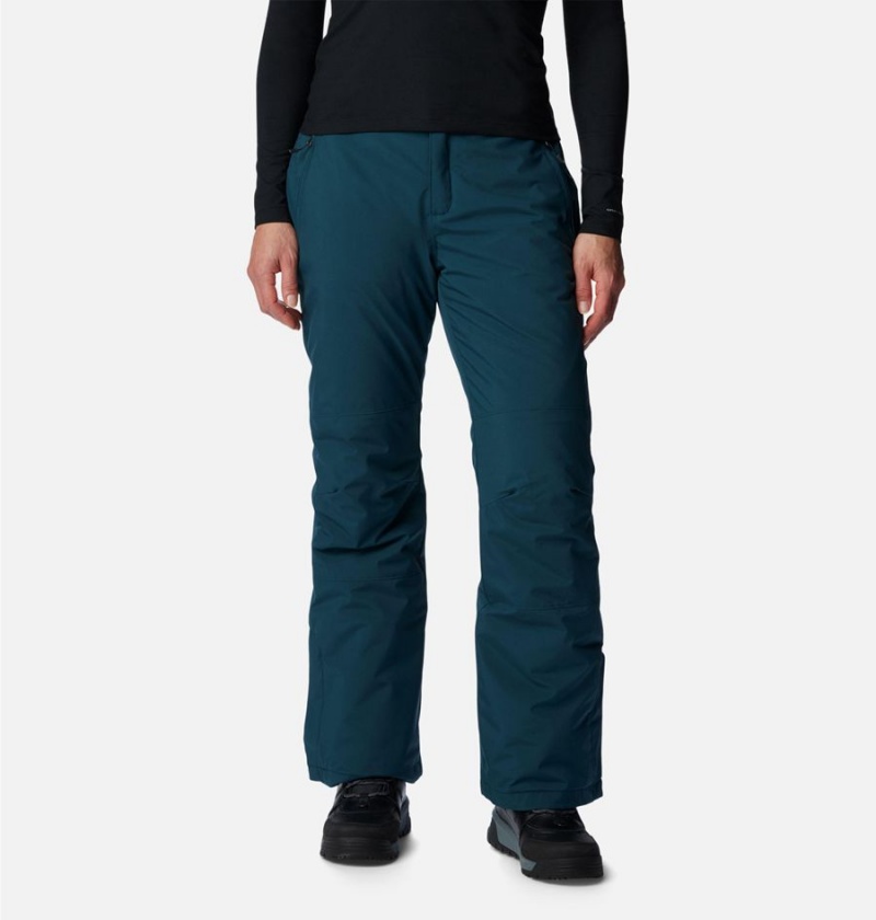 Columbia Shafer Canyon Insulated Ski Women\'s Pants Turquoise | RWSELQ-495