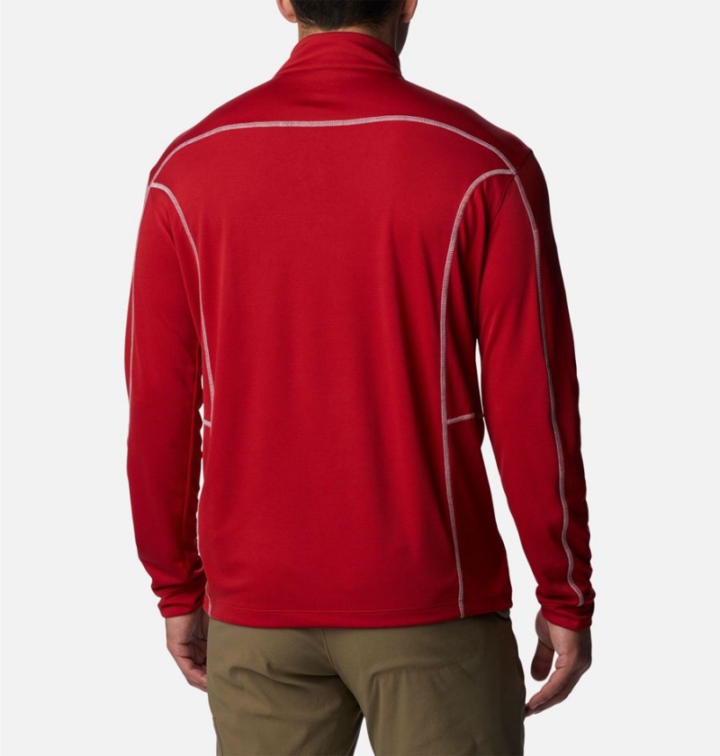 Columbia Shotgun Quarter Zip Golf Men's Pullover Red | BSXDZF-539