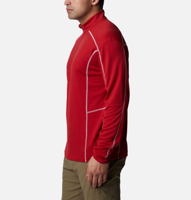 Columbia Shotgun Quarter Zip Golf Men's Pullover Red | BSXDZF-539