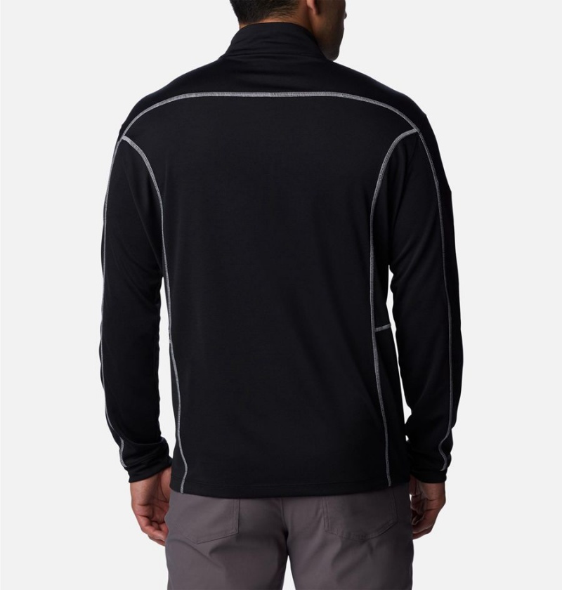 Columbia Shotgun Quarter Zip Golf Men's Pullover Black | UOMCYI-527